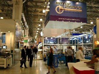 Стенд компании Мотортехнология на Интеравто 2011, больше площадь, больше оборудования 
